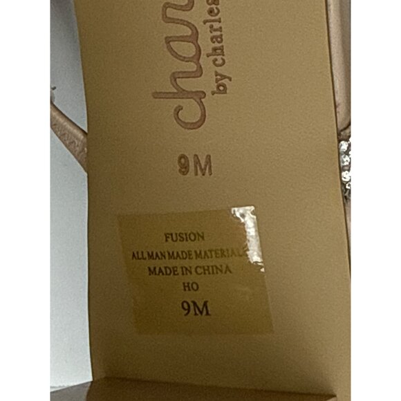 Charls David Fusion Women's Sandal Strappy Heeled Rhinestone Casual Size 9 NIB - Picture 8 of 8